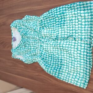 BeBop green and white dress girls 12-14